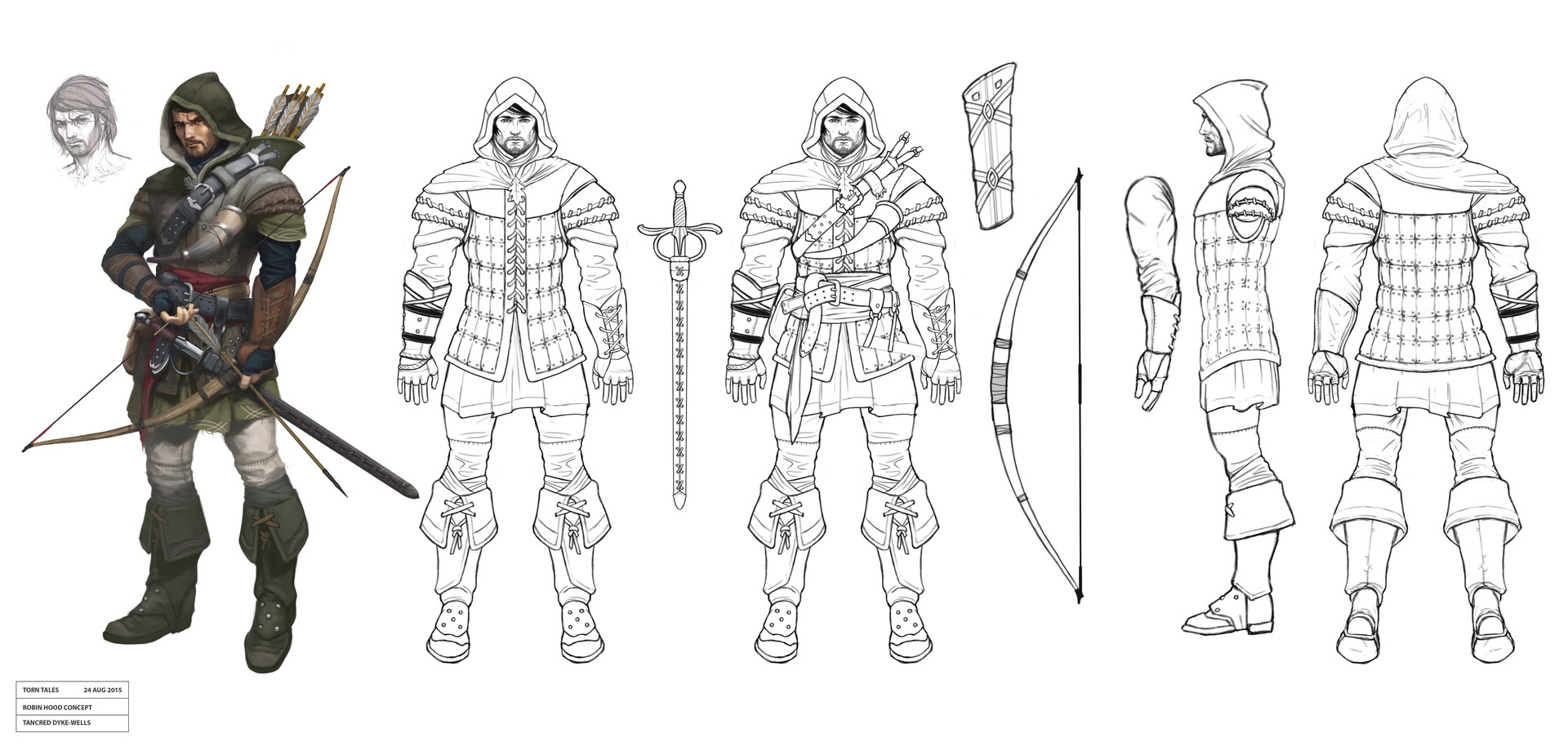 Game Character Model Sheet