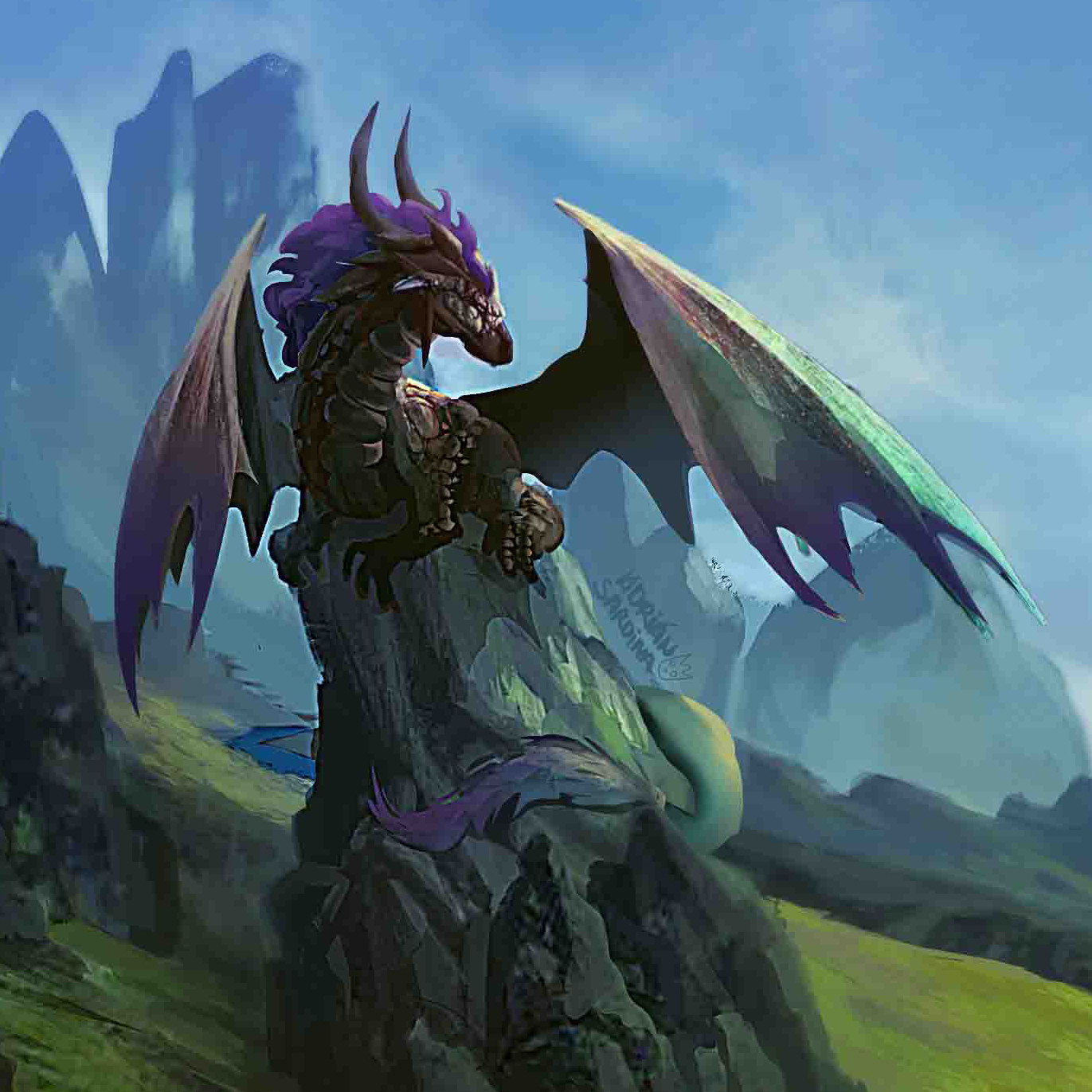 ArtStation - dragons land