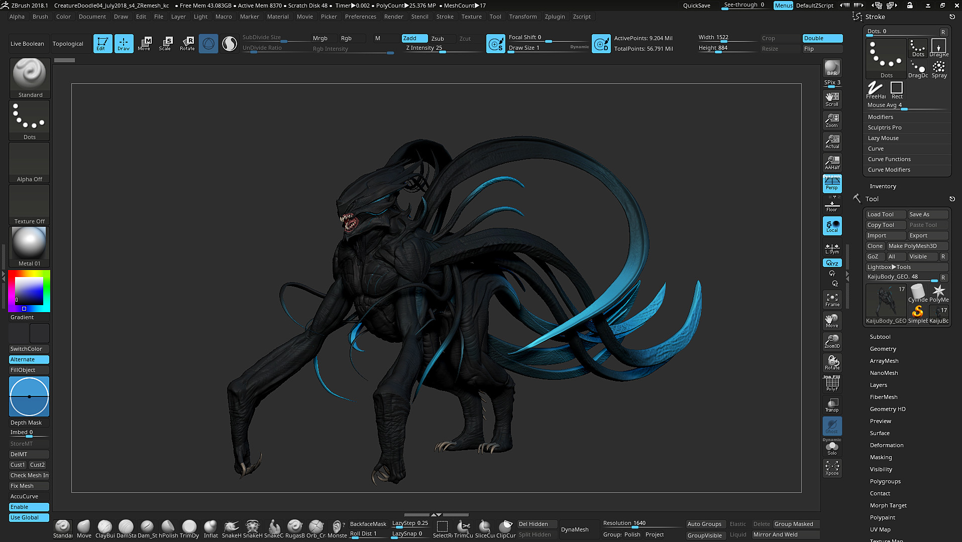 ArtStation - -Kaiju - Blue Paranoid-