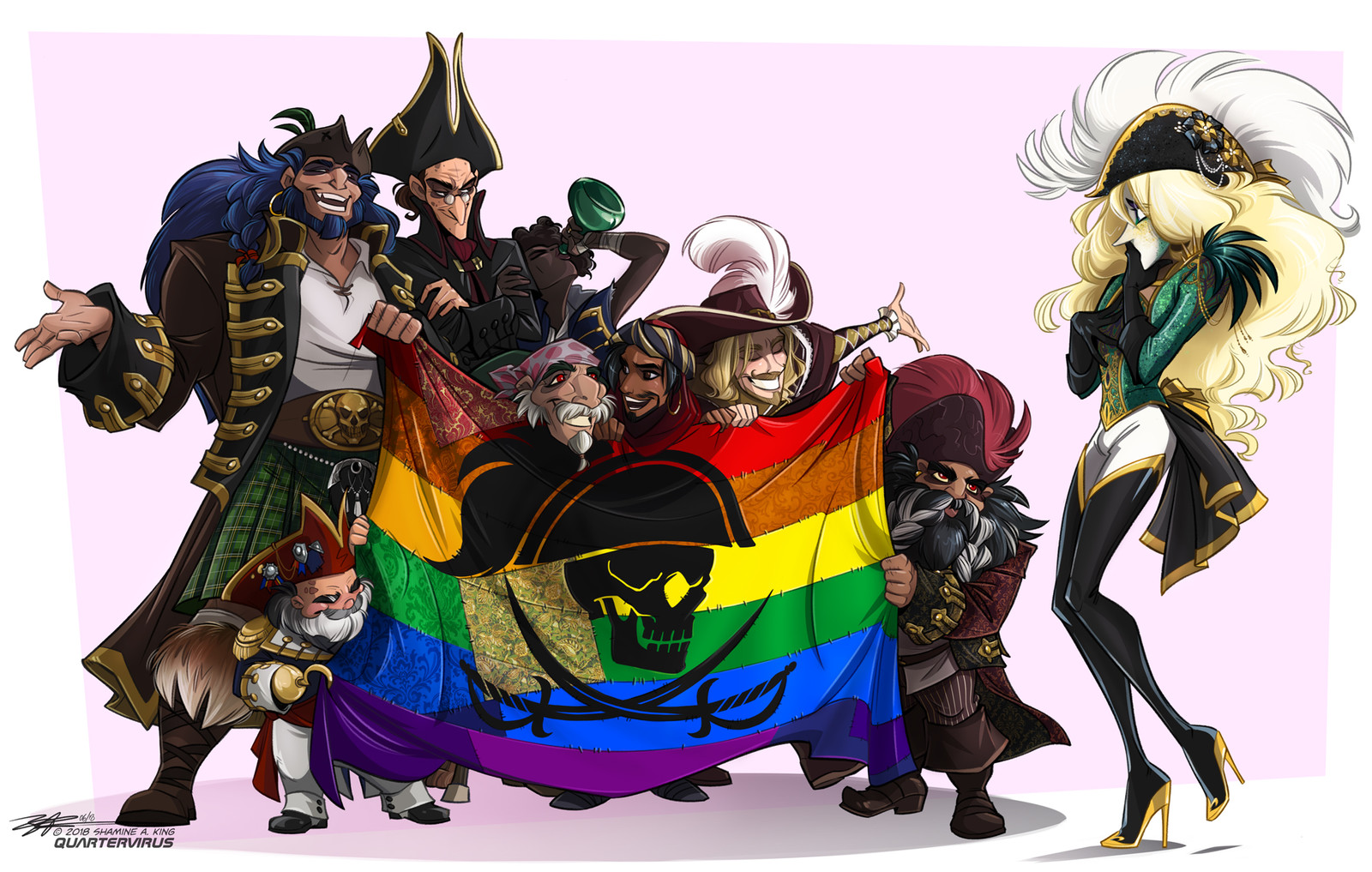 Pride Pirates - all aboard the HMS Allies!