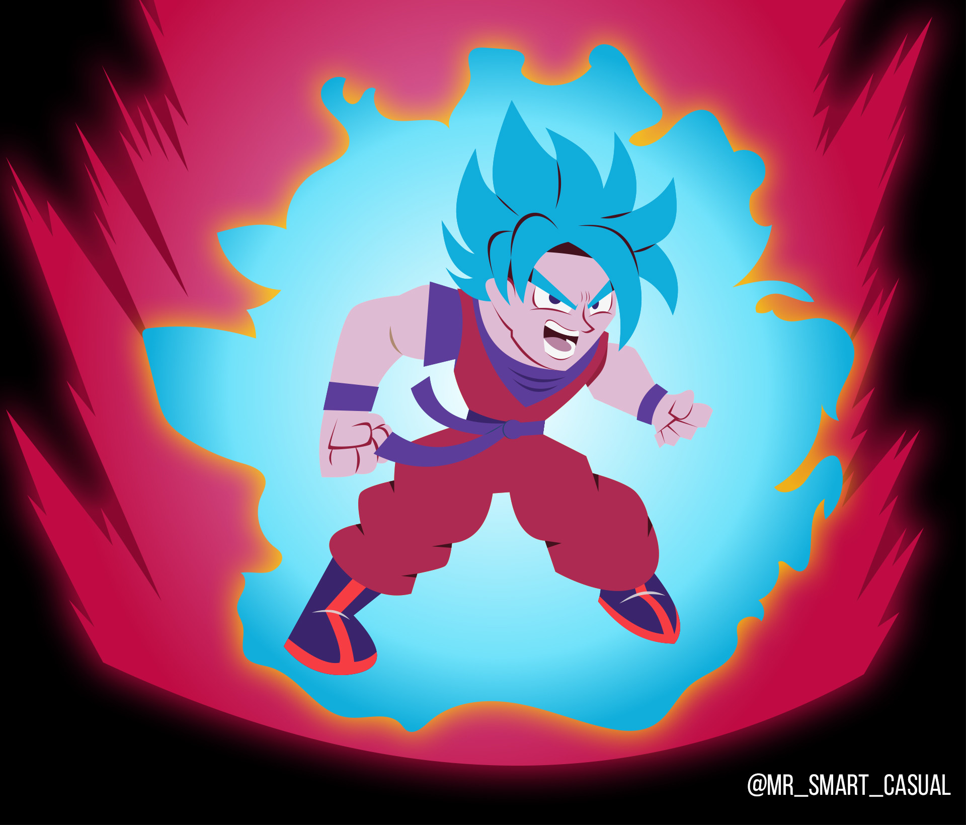 ArtStation - Son Goku Super Saiyan Blue