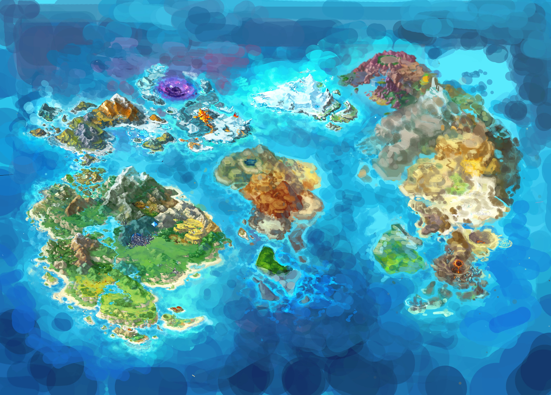 ArtStation - Map of the world