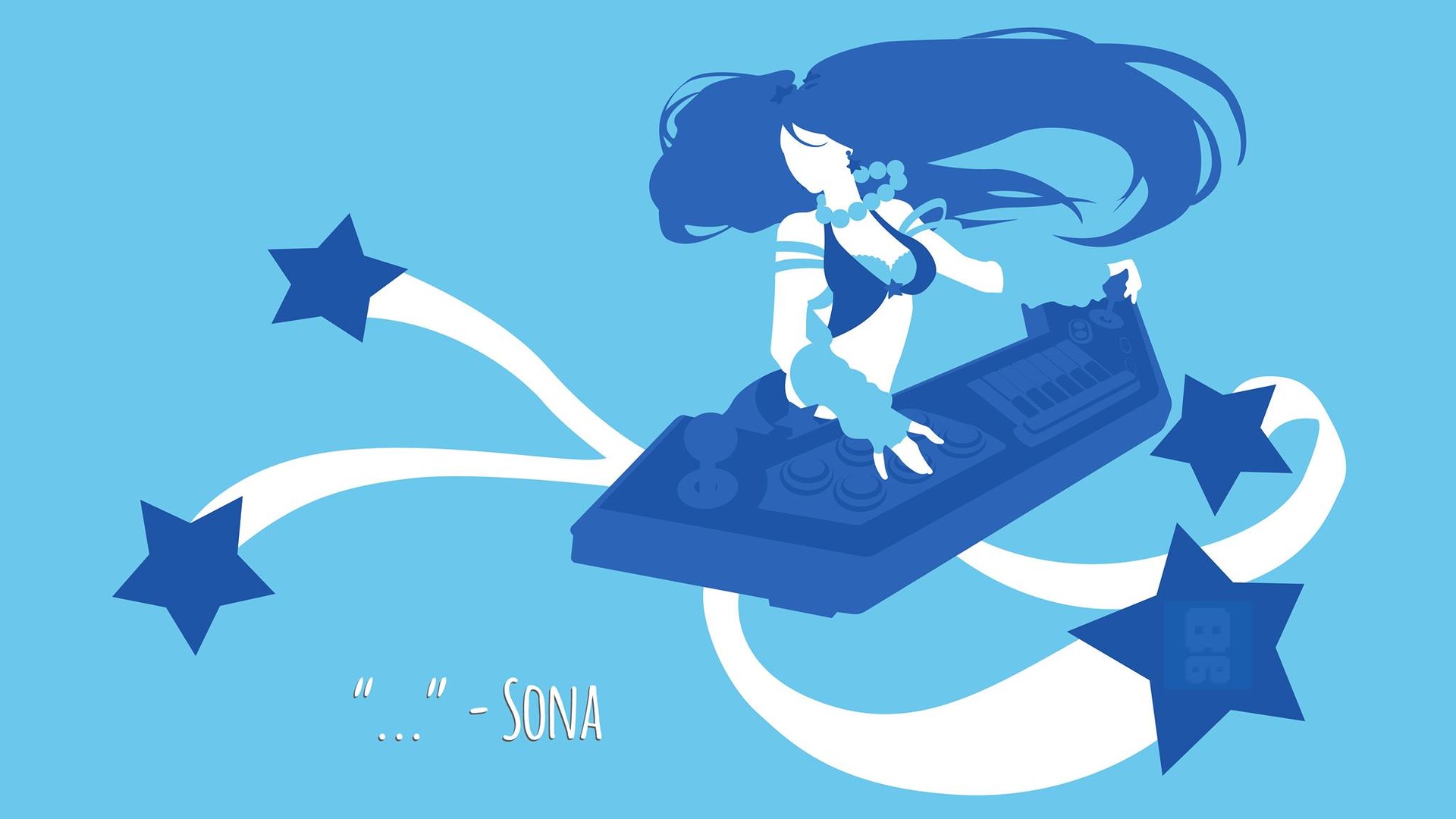 Matheus Oliveira Minimalist Sona League Of Legends
