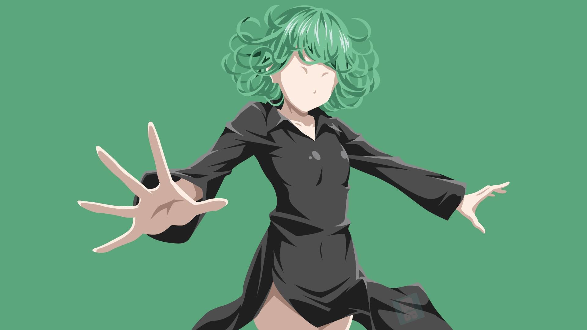Artstation Minimalist Tatsumaki One Punch Man Matheus Oliveira