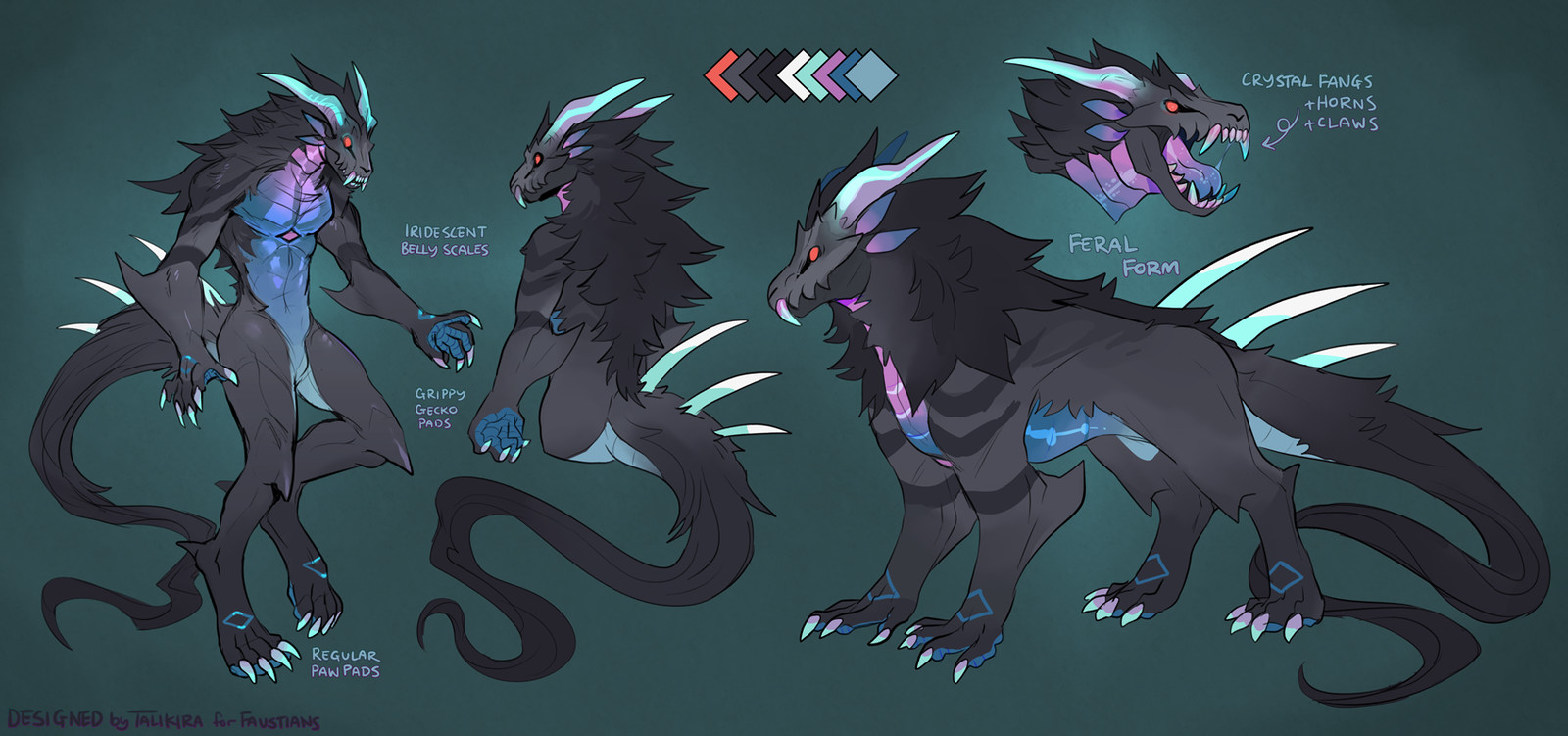 Design trade for Faustians, created from the ground up with a mood-board as inspiration!