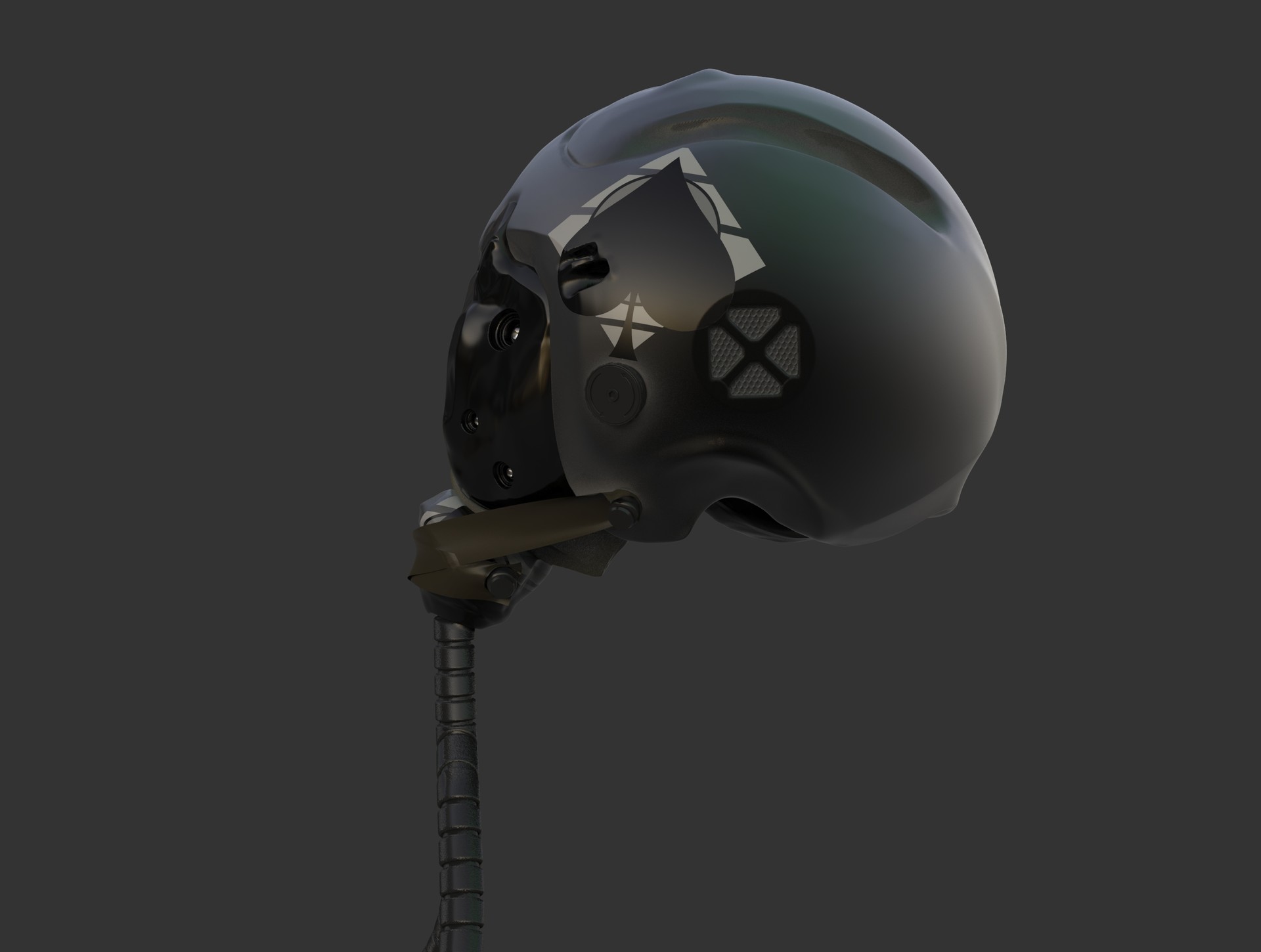 ArtStation - Futuristic Pilot Helmet, Orestis Iliopoulos