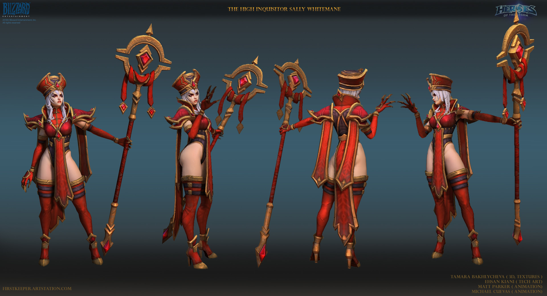ArtStation - Heroes of the Storm Kharazim D3 Monk