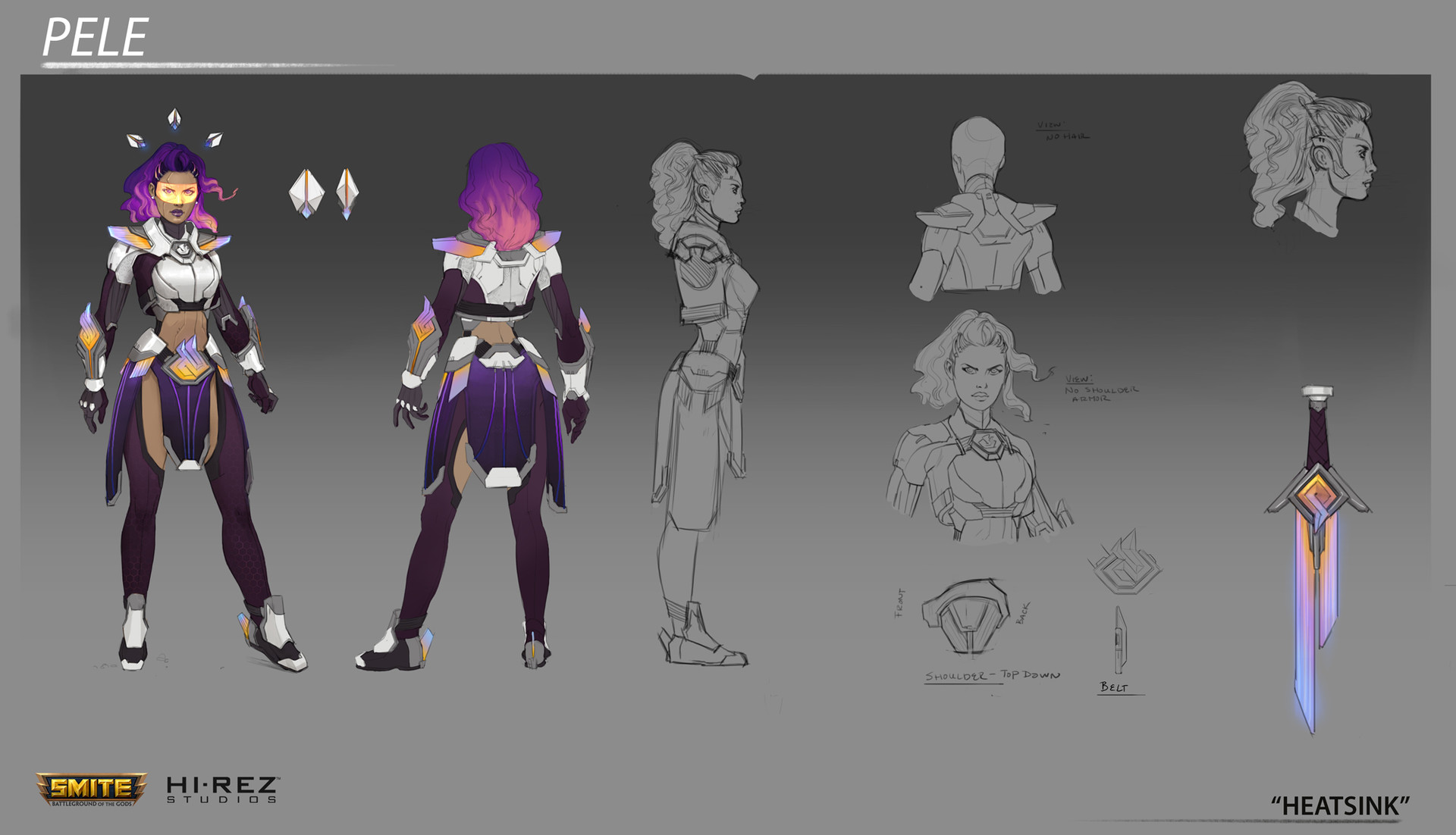 Artstation Smite Heatsink Pele Concepts Anna Christenson I think they're v accurate lmao. heatsink pele concepts anna christenson