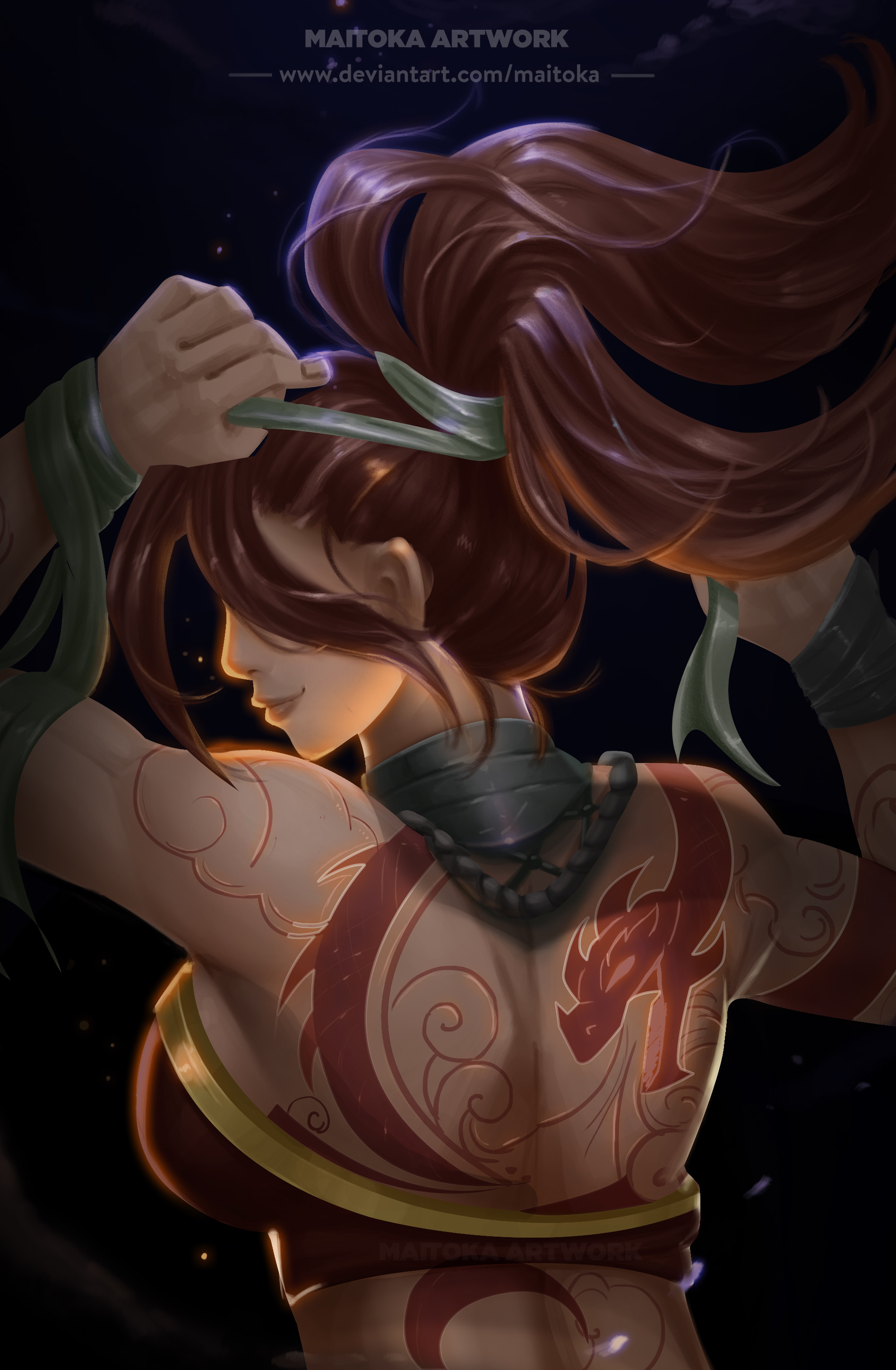 Artstation Akali Fanart Maitoka © 2021 zerochan anime images. artstation akali fanart maitoka