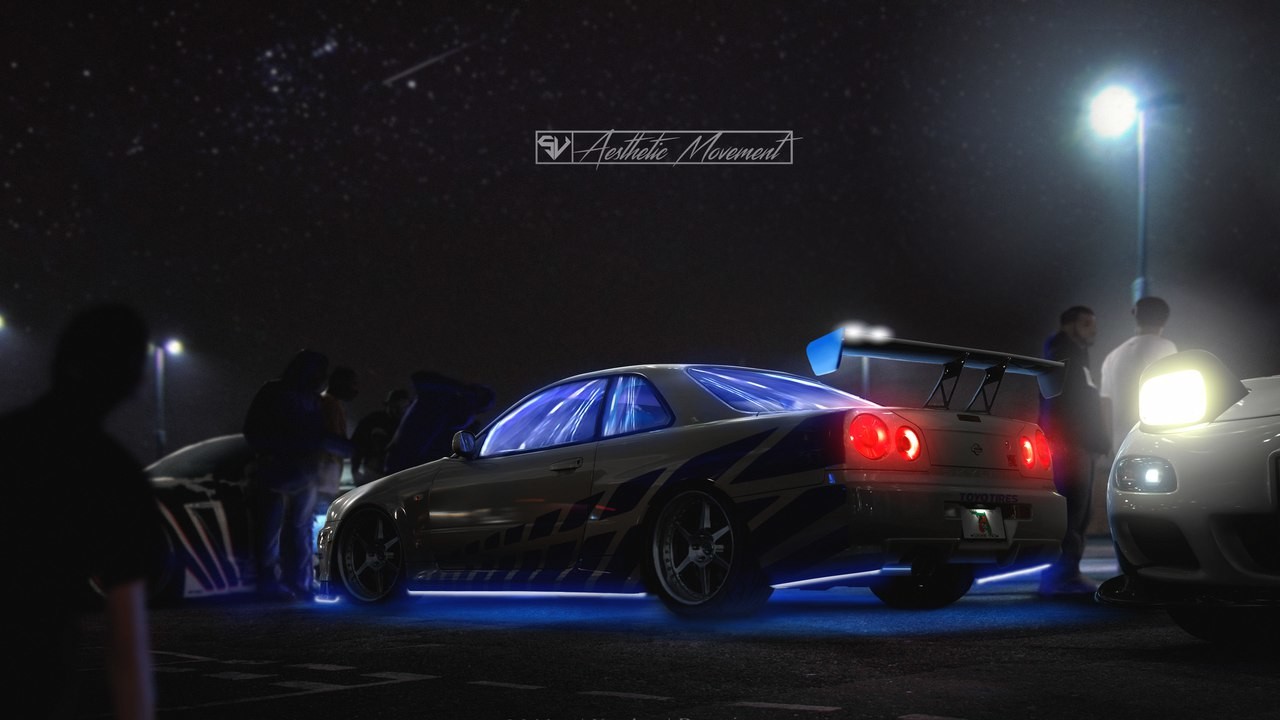 Artstation Nissan Skyline R34 Ost Fast Furious Sajen Studio