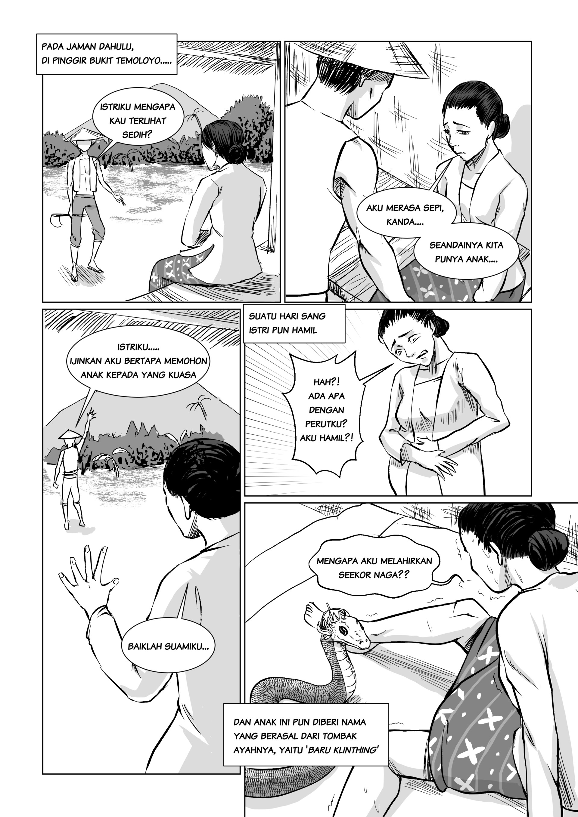 Artstation Mangafest Legenda Rawa Pening Sefira Nurzain