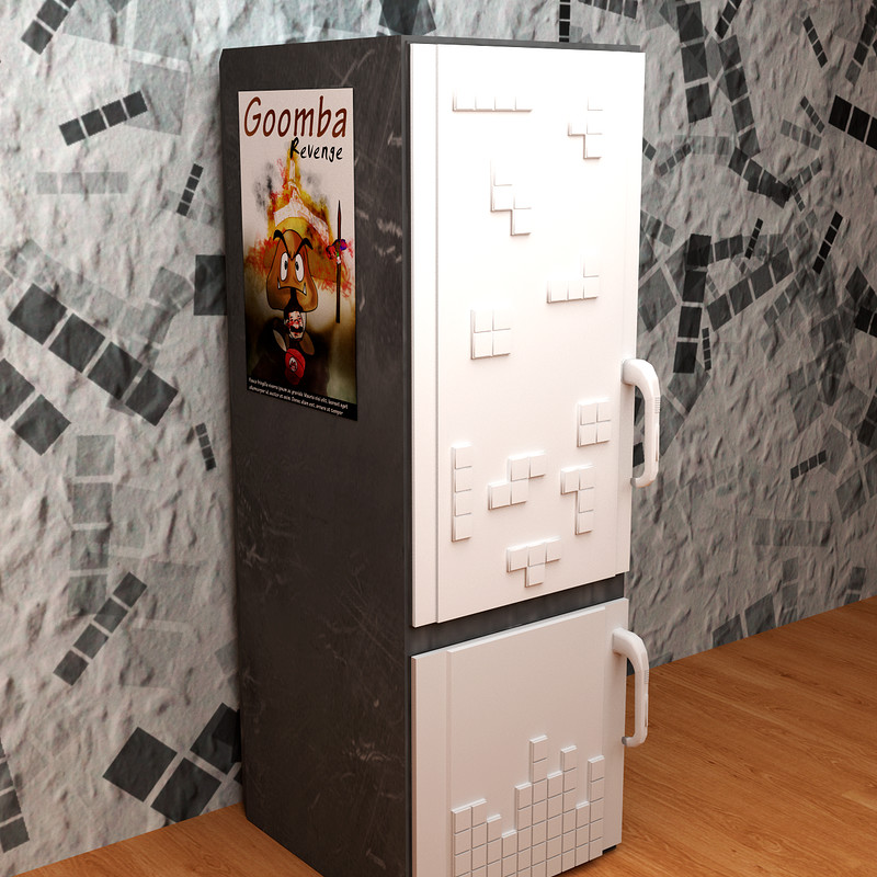 Tetris fridge