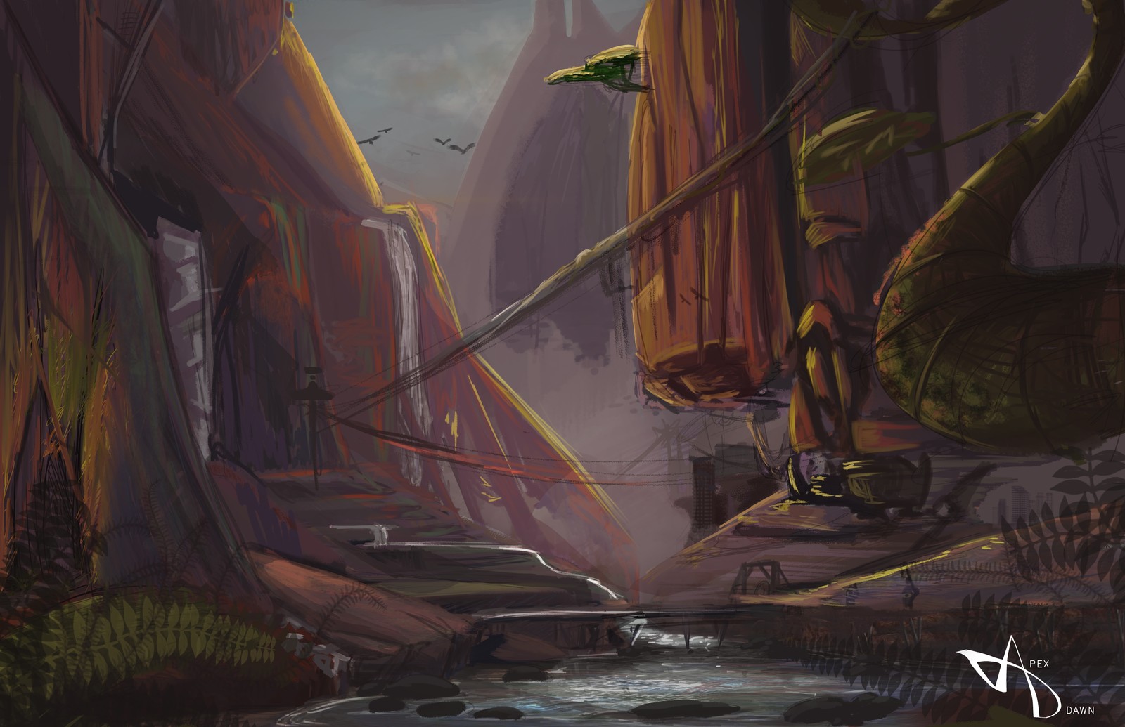 Environment concept 1 | The Valley