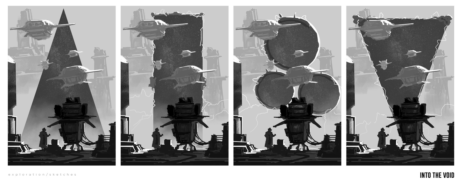 preliminary thumbnail sketches