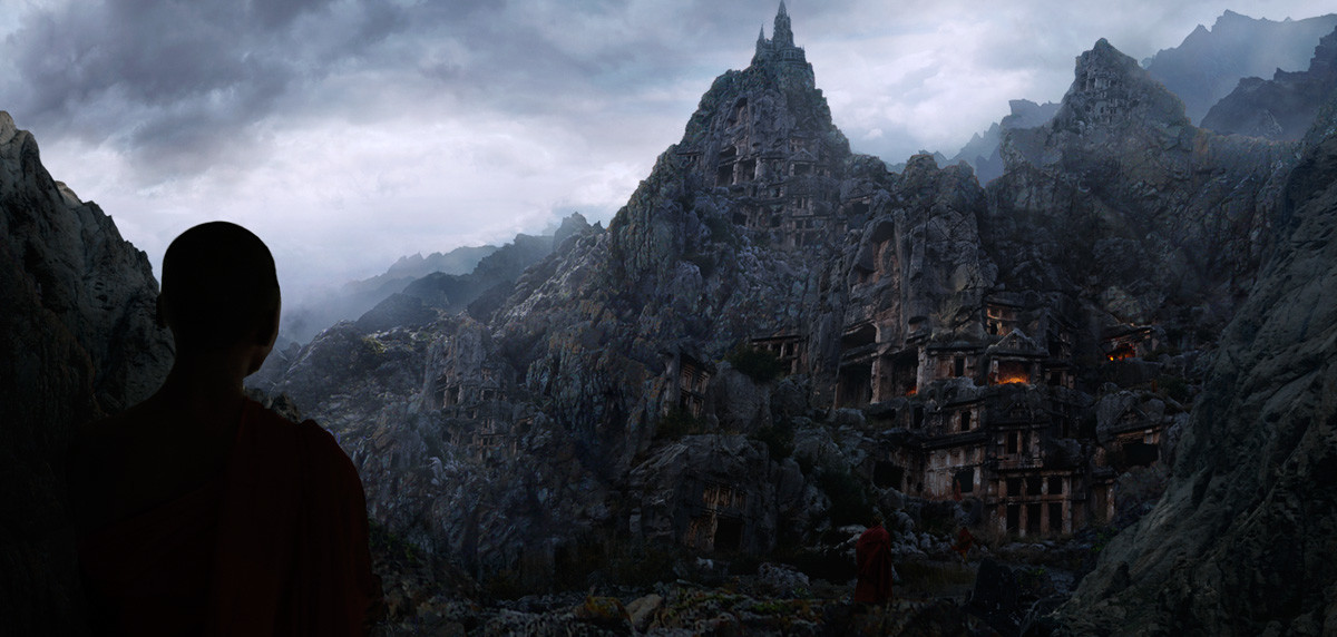 In the mountains 