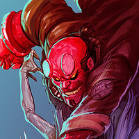 Artstation Hellboy Vs Ualac Ludovic Rivalland