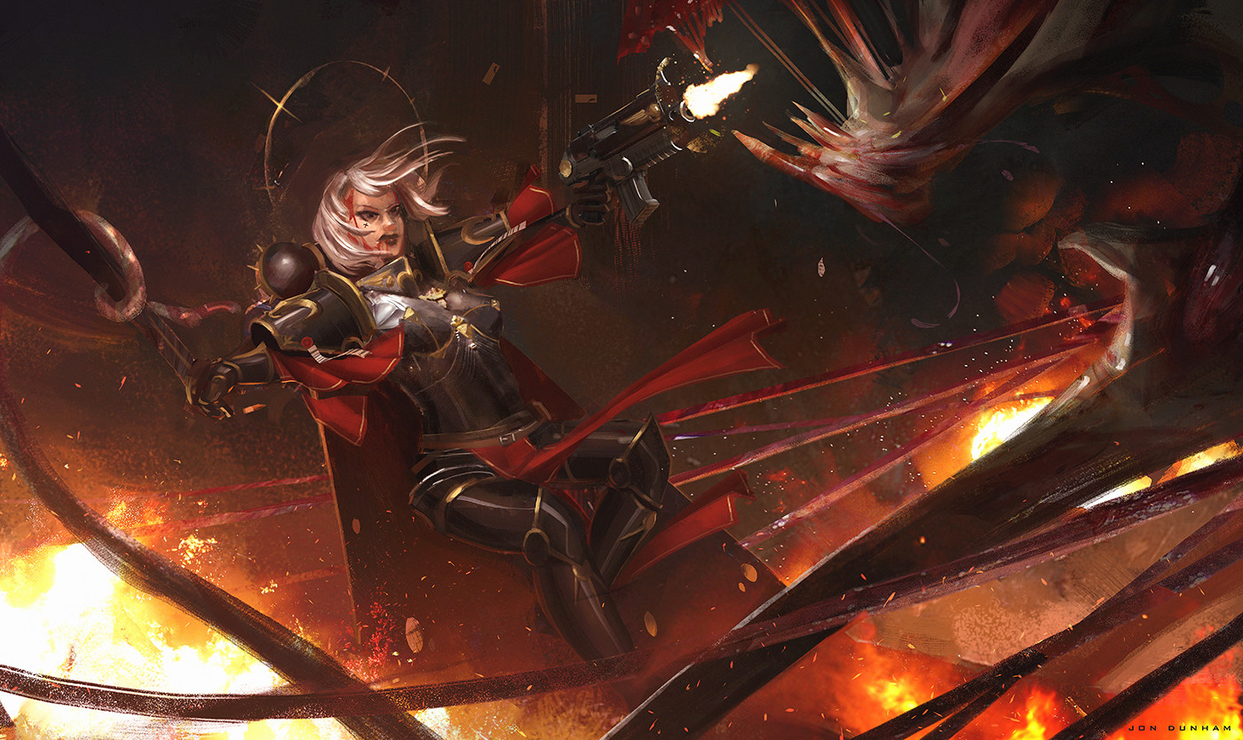 Artstation Adepta Sororitas Jon Dunham