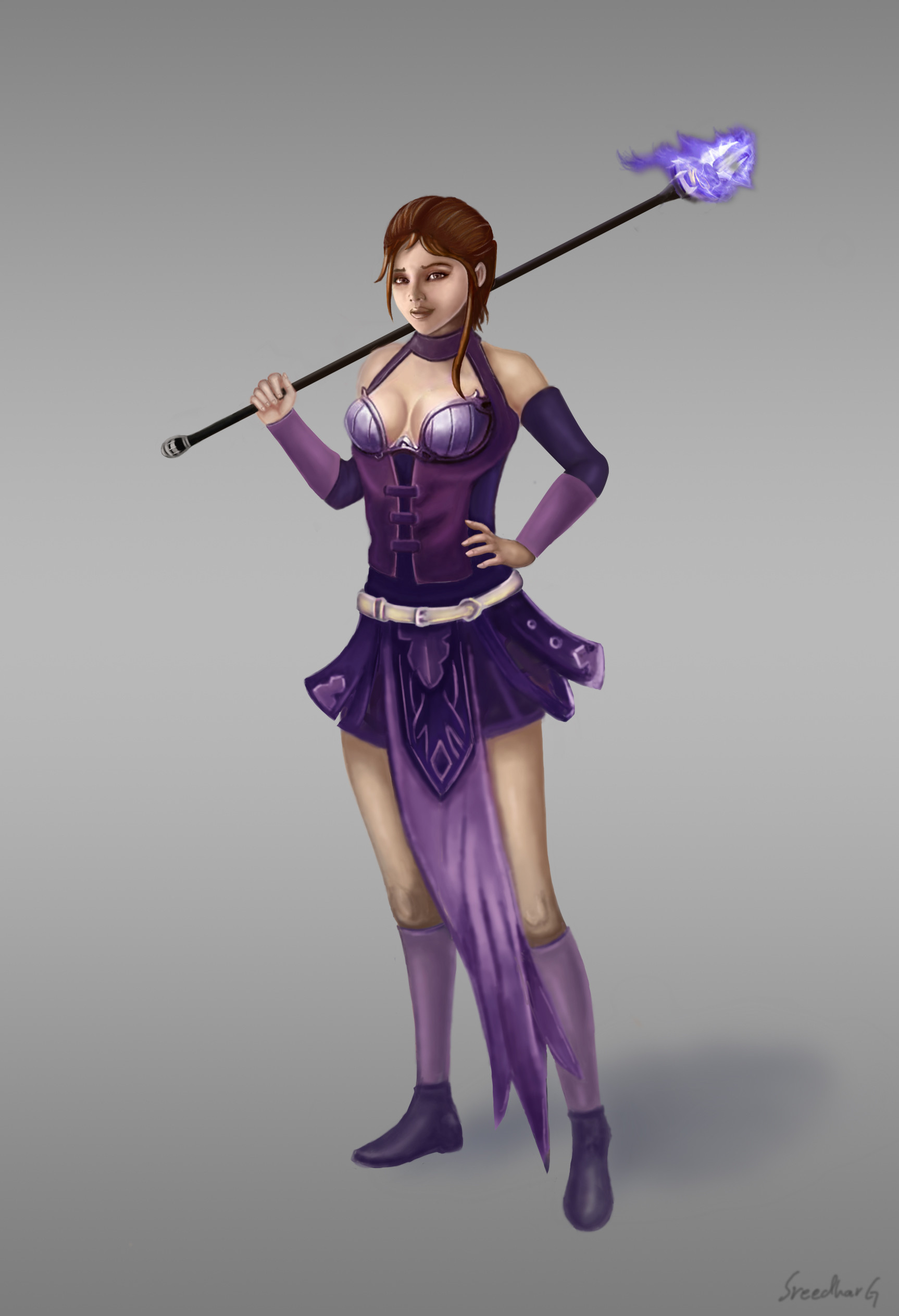 Artstation Fantasy Girl Character Design 7768