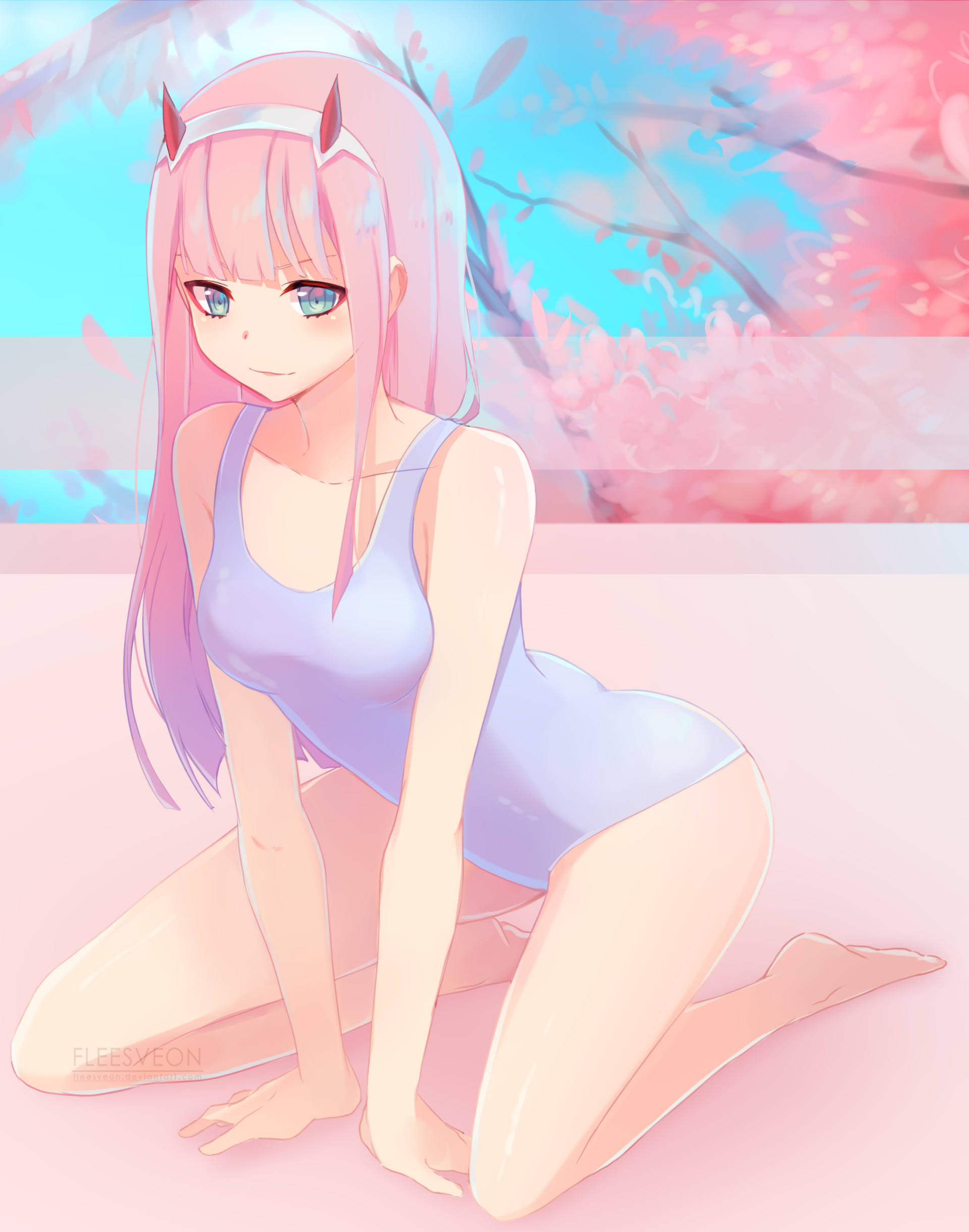 ArtStation Zero Two (02) Commission Fannart