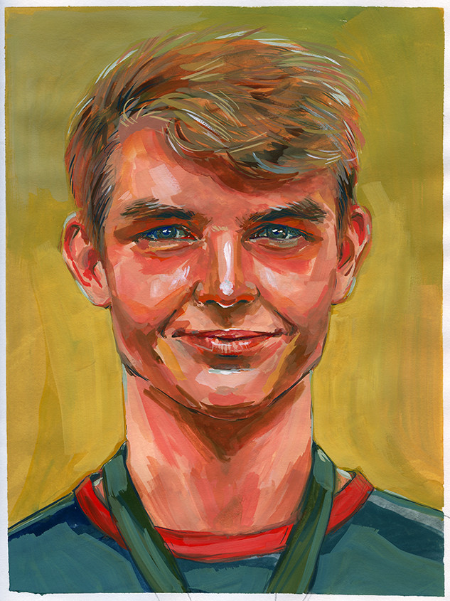 Artstation Gouache Portraits Monika Urbanczak