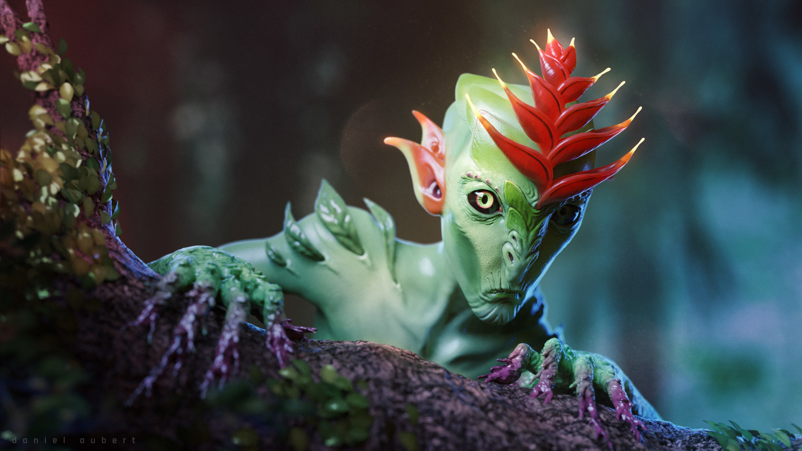 Forest Creature - 3rd place at Weekly CG Challenge #131