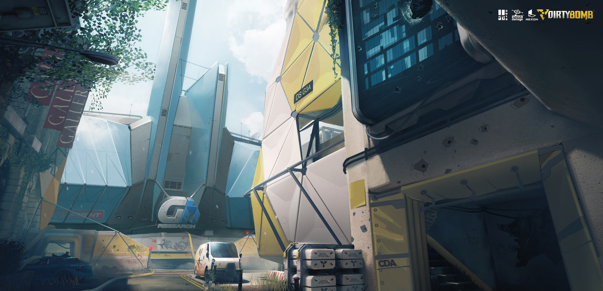 Artstation Dirty Bomb London Bridge Gh Building Splash