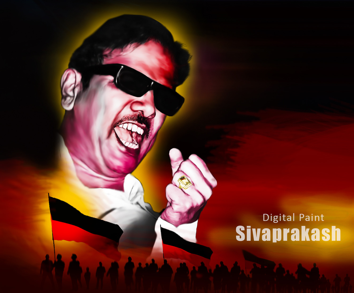 Sivaprakash Rangarajan Digital Paint Kalaignar app is a tribute to the great indian writer and politician who immensely contribute to the tamil literature. sivaprakash rangarajan digital paint