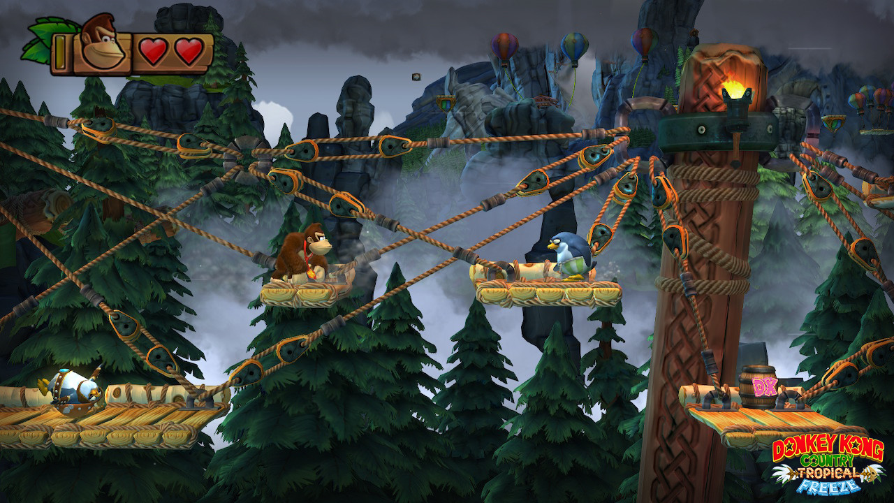 Donkey kong country tropical. Донки Конг игра. Donkey Kong Country: Tropical Freeze. Donkey Kong Country Tropical Freeze вагонетки. Донки Конг донки Конг-старший.