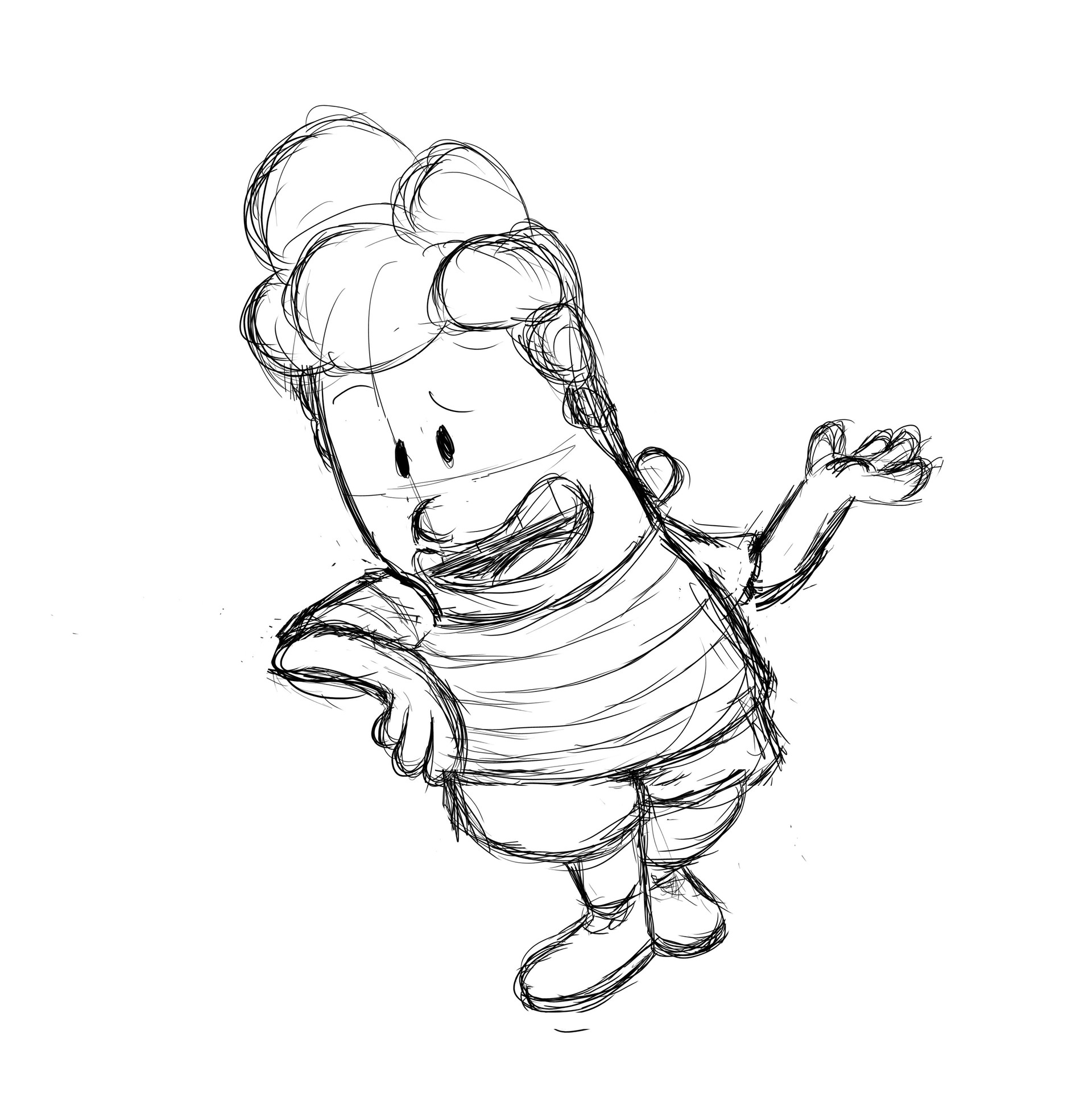 Artstation - Captain Underpants Characters Study