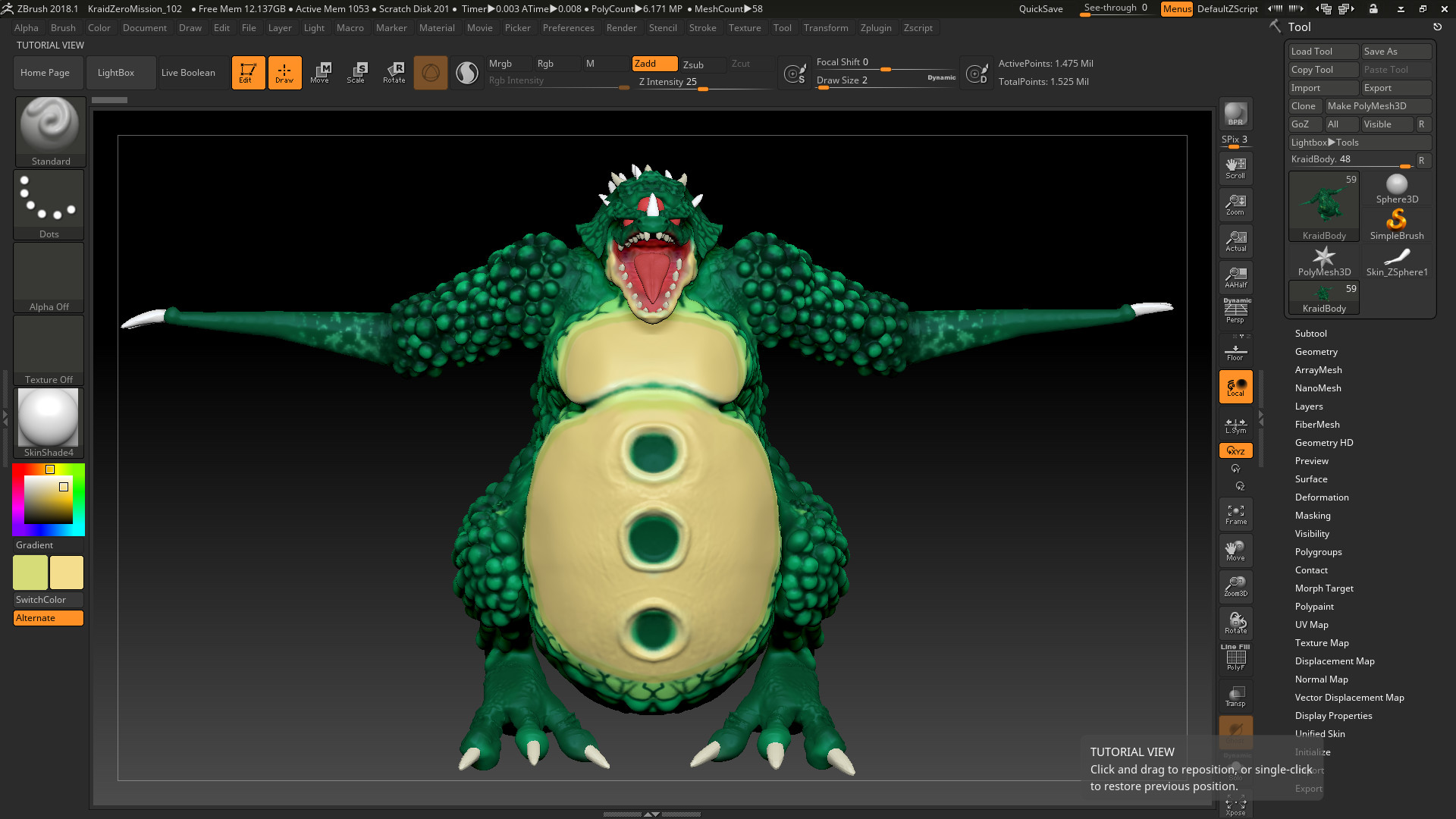 Artstation Metroid Zero Mission Fanart Kraid 3d Wip Alex Sieckmann