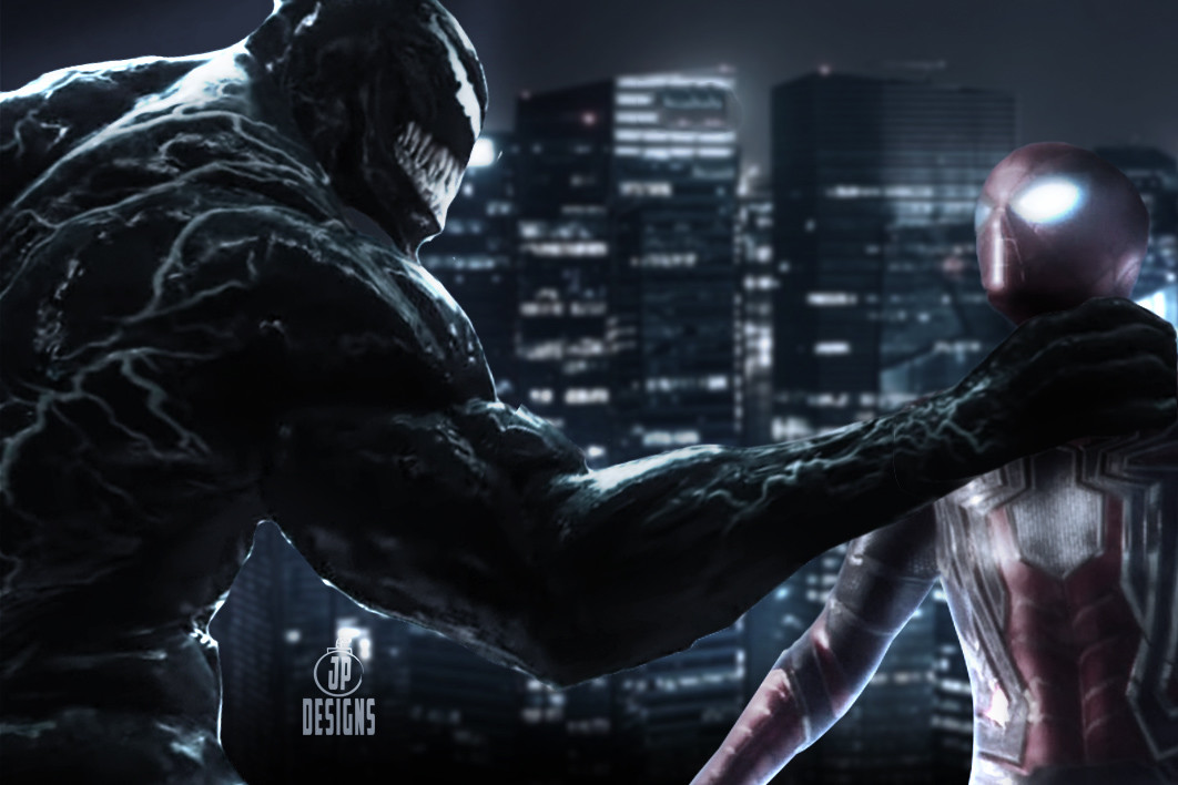 ArtStation - Venom Vs Spiderman