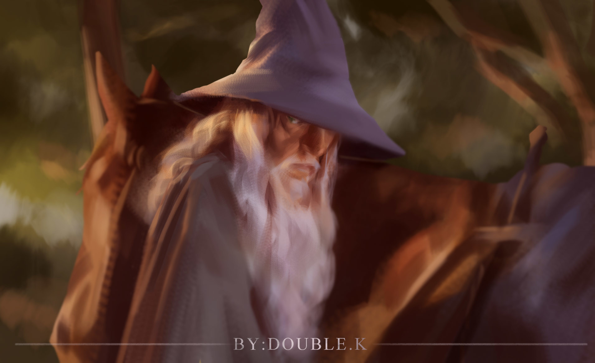 Gandalf, 臭画画的老王 