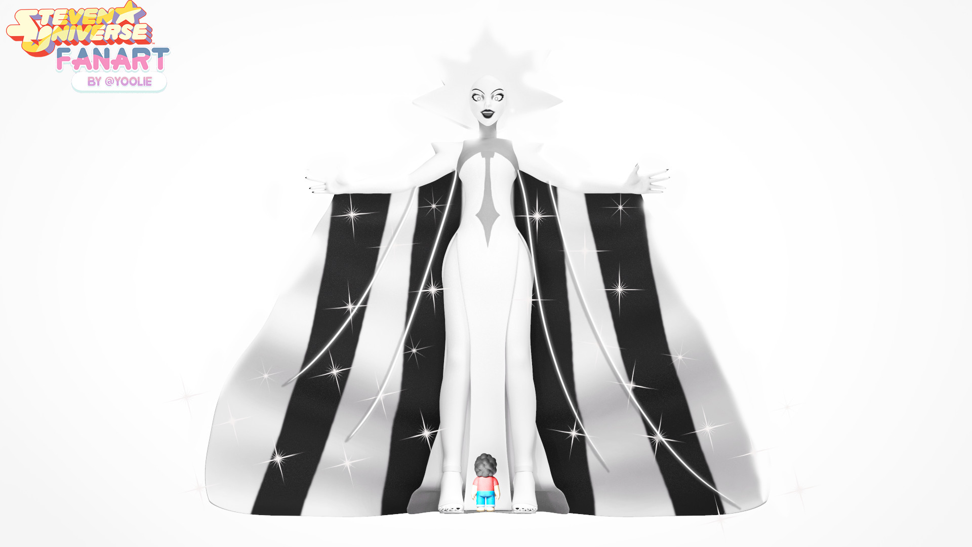 White diamond cape hotsell