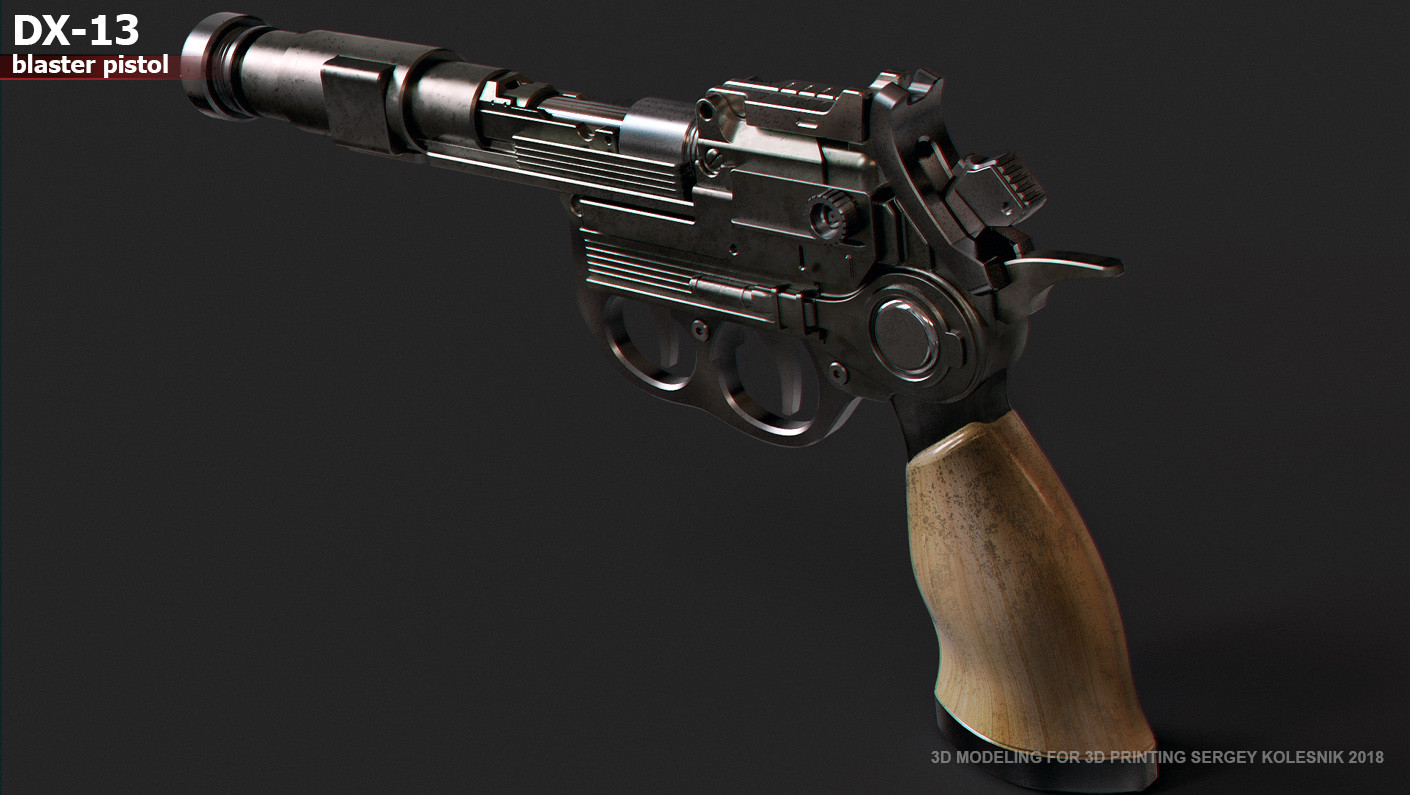Sergey Kolesnik Dx13 Blaster Pistol