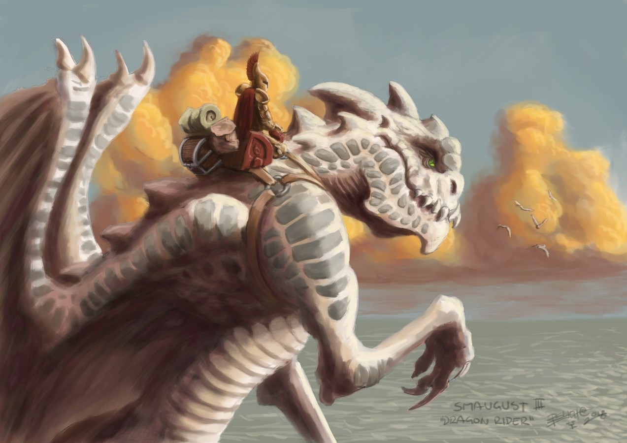 Smaugust 3 "Dragon Rider"