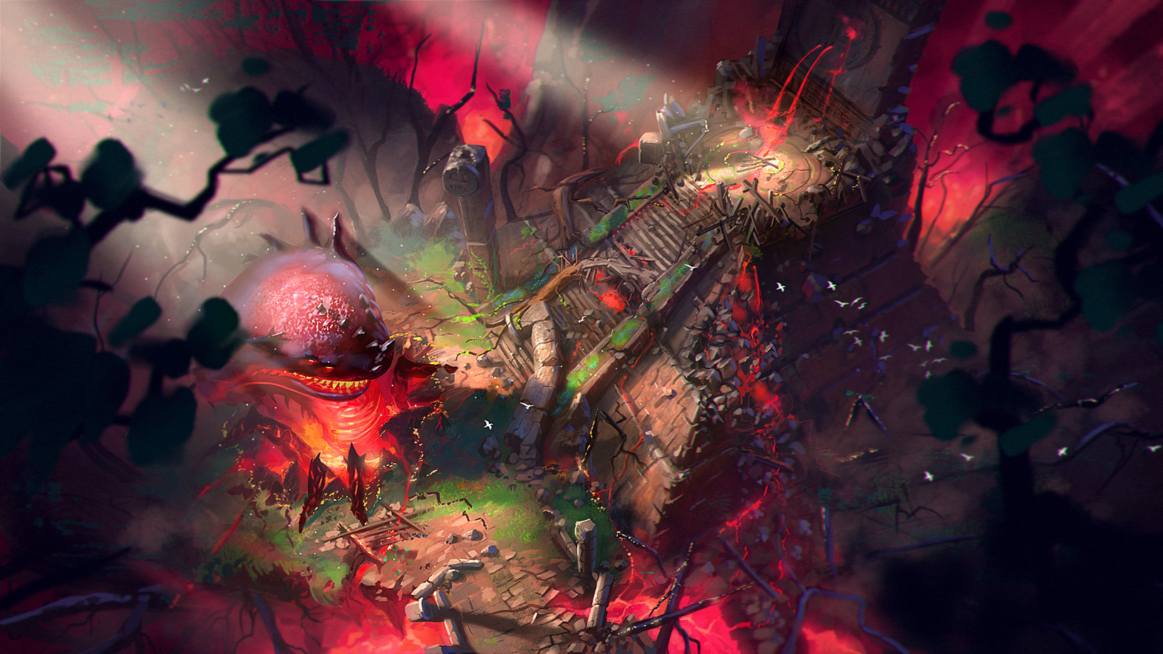 Artstation Aztec Fantasy Cataclysm Concept Art Piotr
