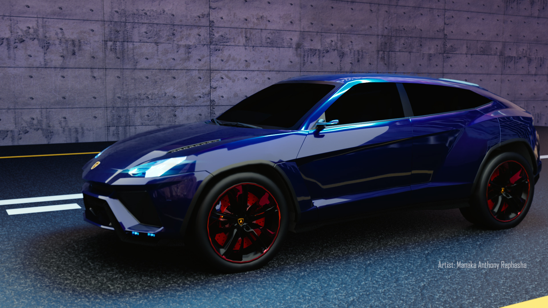 Lamborghini Urus Рендеринг