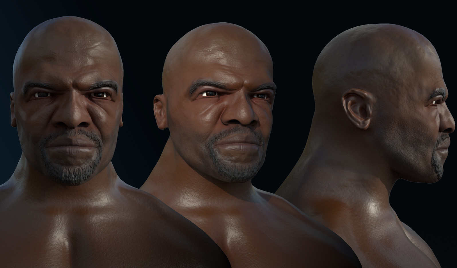 Artstation Terry Crews Sculpt Aaron Kelley