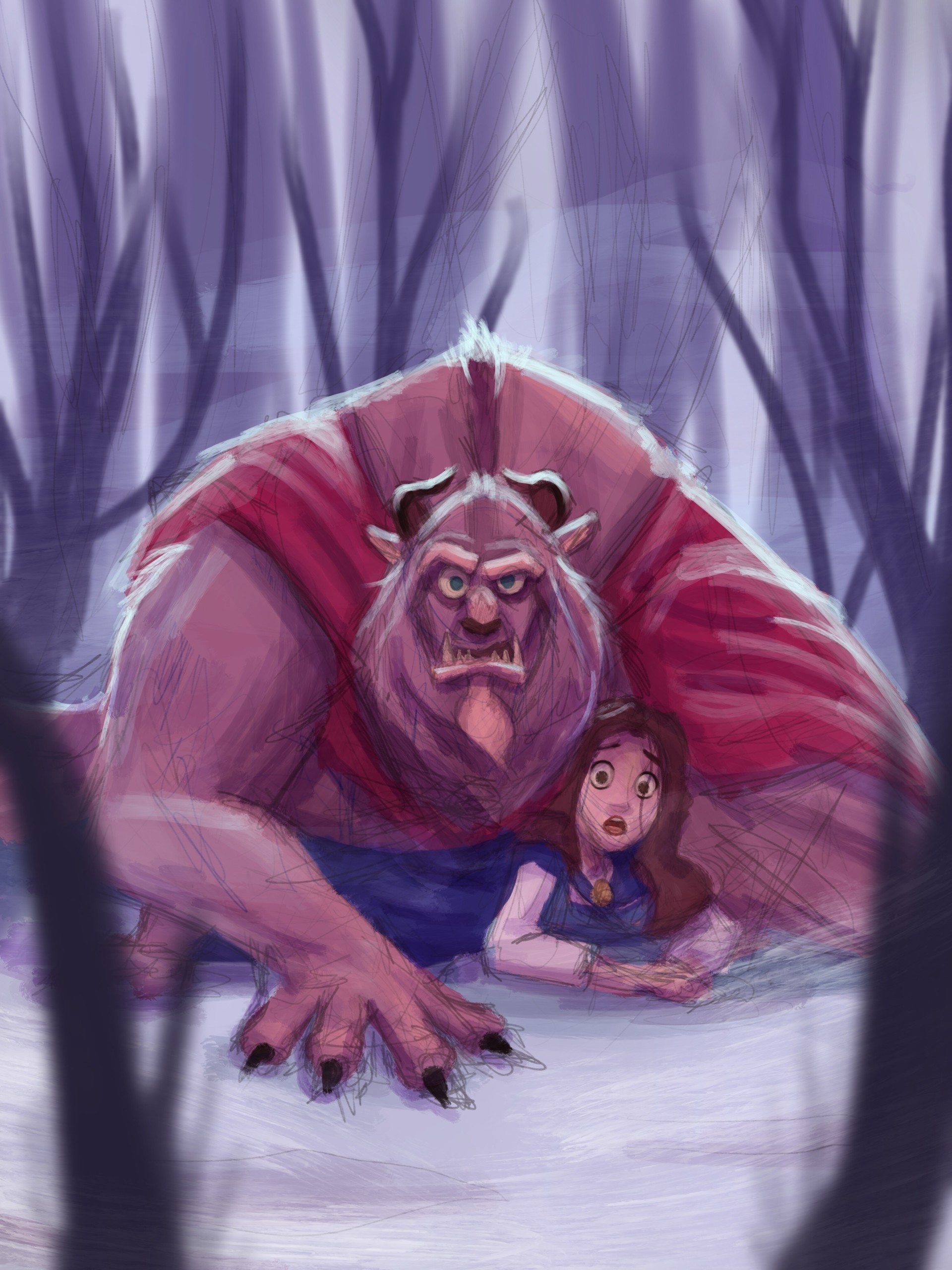 Artstation Beauty And The Beast Mohamed Chahin