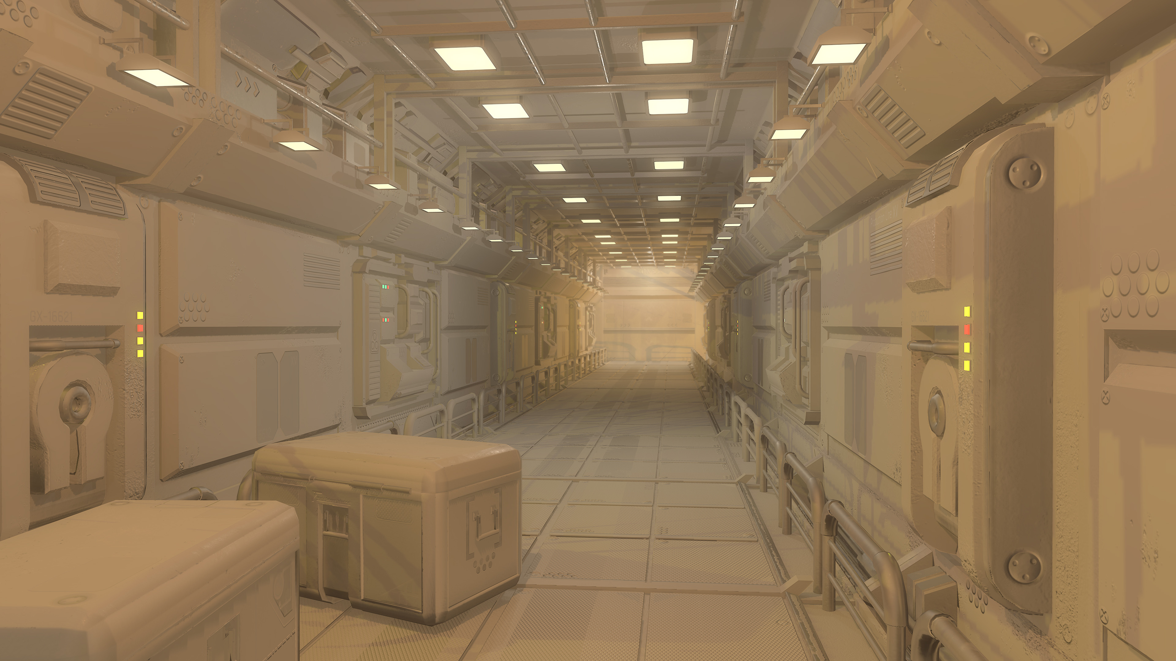 Render Hallway V04 "Plain"