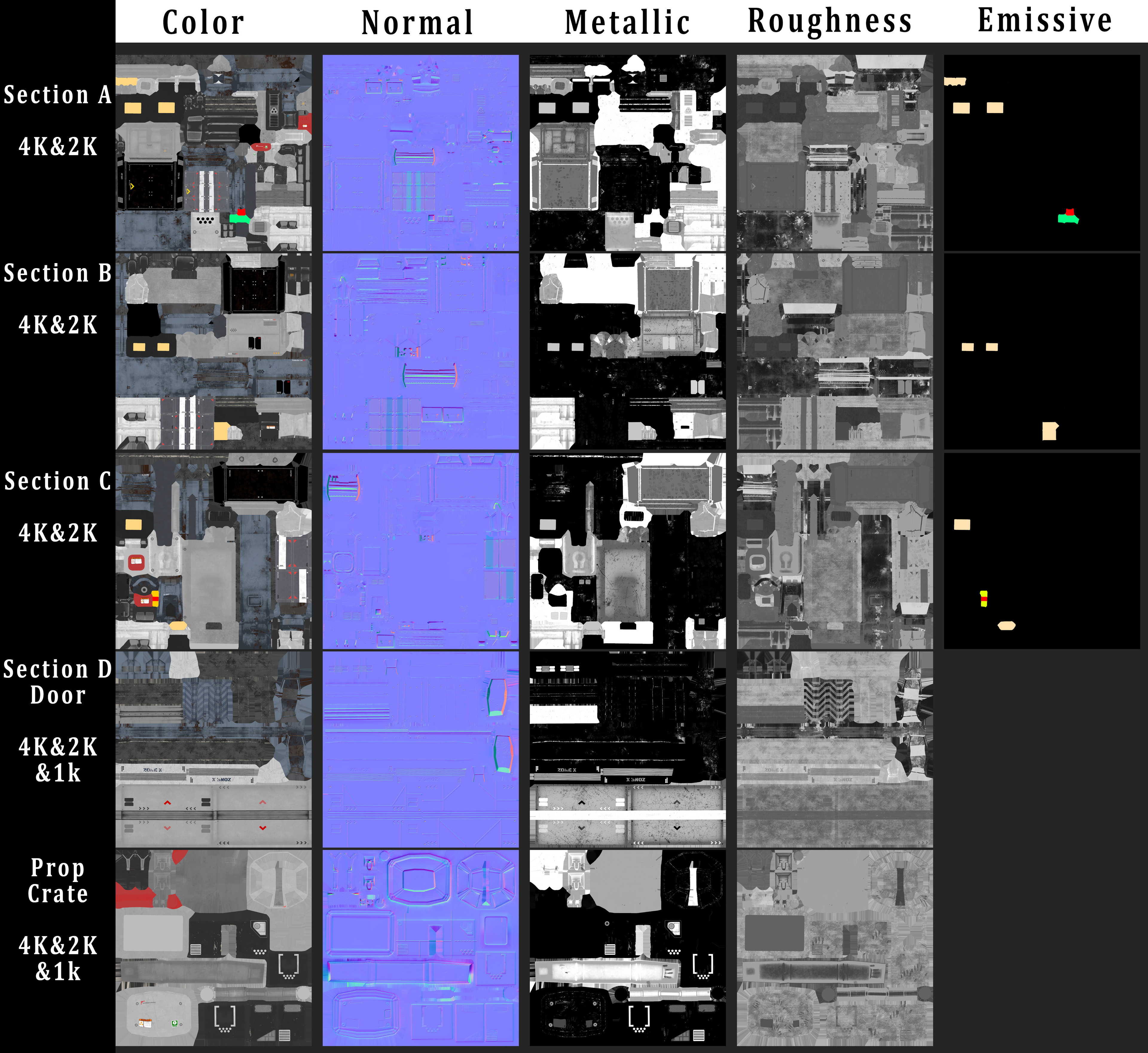 Textures 
substance painter 