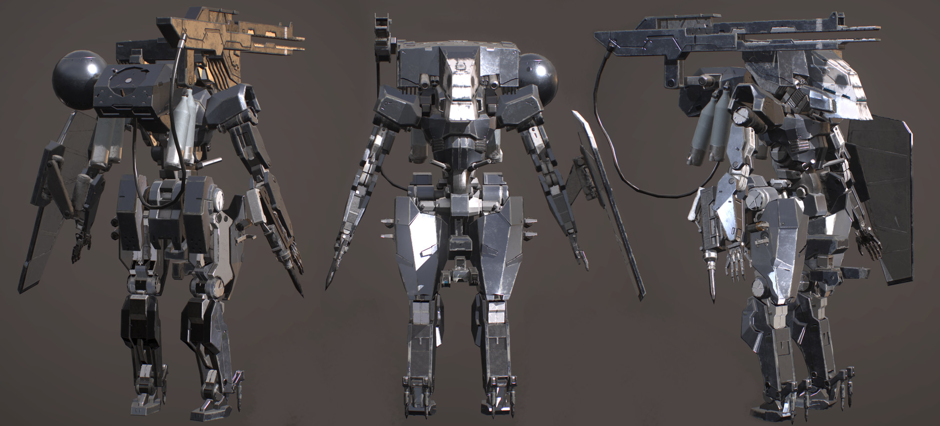 Artstation Mgsv Metal Gear Sahelanthropus 3d Model Edward Koh,Iphone White Wolf Wallpaper Hd