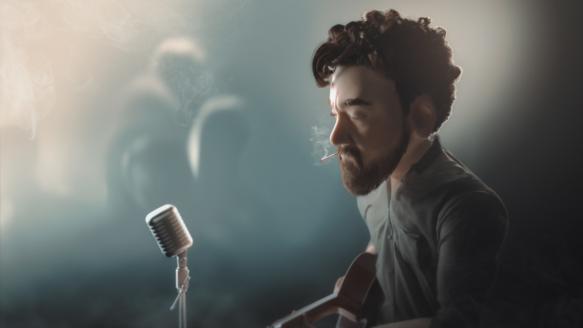 Artstation Inside Llewyn Dawis Benyamin Hajforoosh