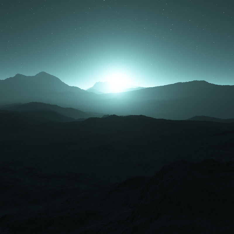 Degraded atmosphere around a bluer star