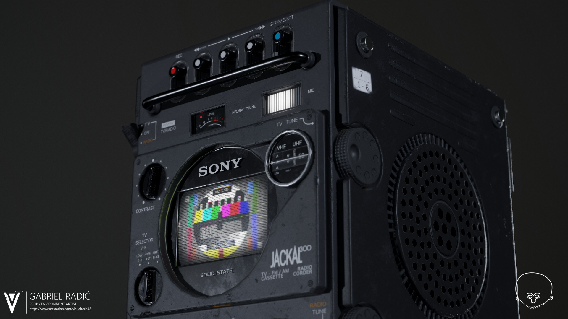【公式】アクセサリーの激安通販 Gabriel Radić 300 Jackal Sony Vintage - ラジオ・コンポ