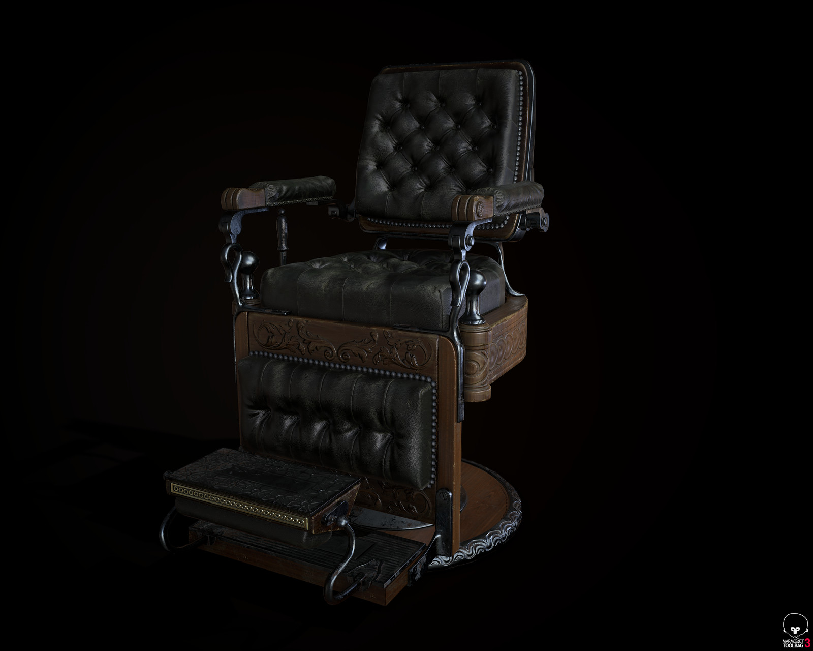 А141 кресло для барбершопа
