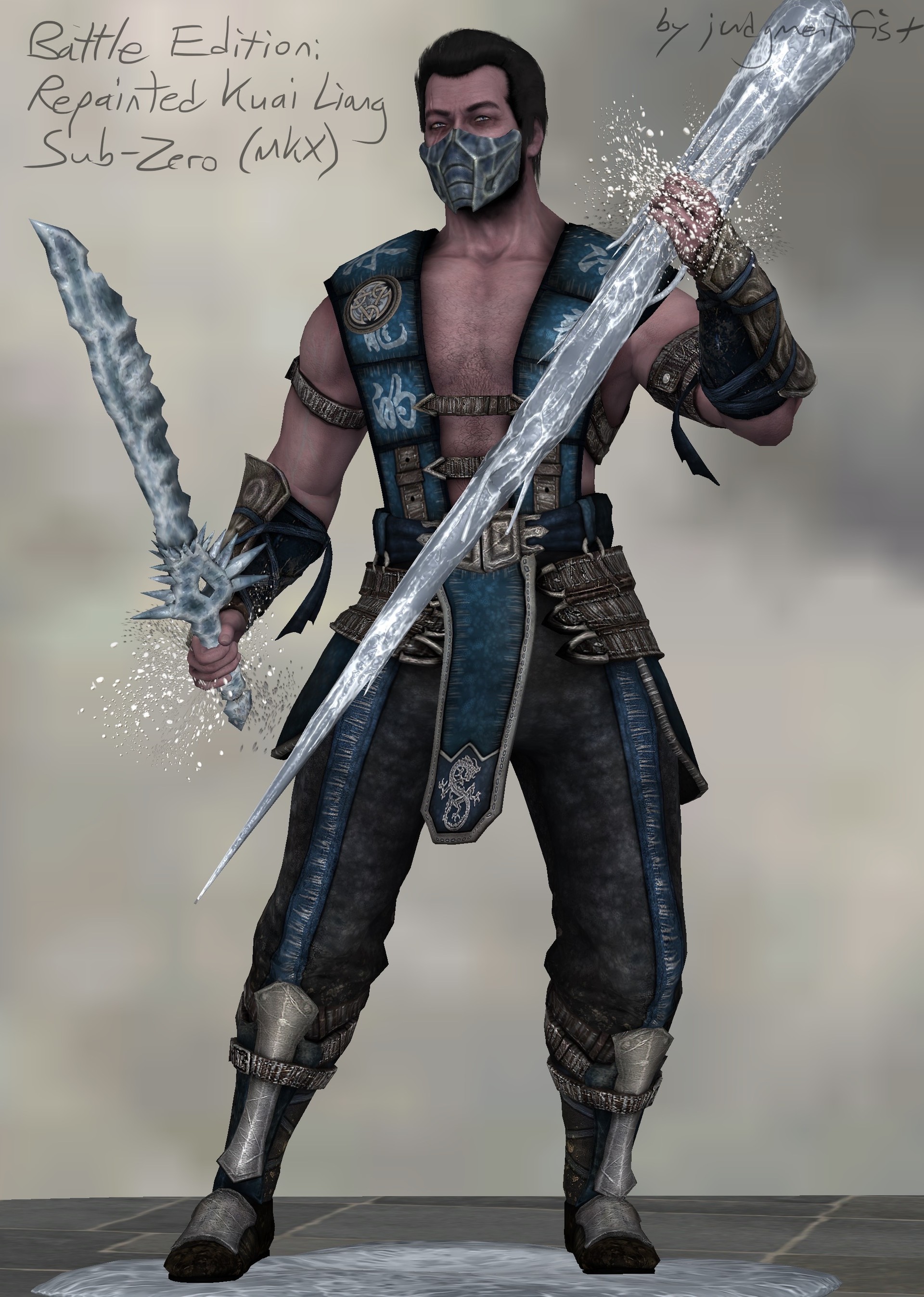 sub zero ice sword