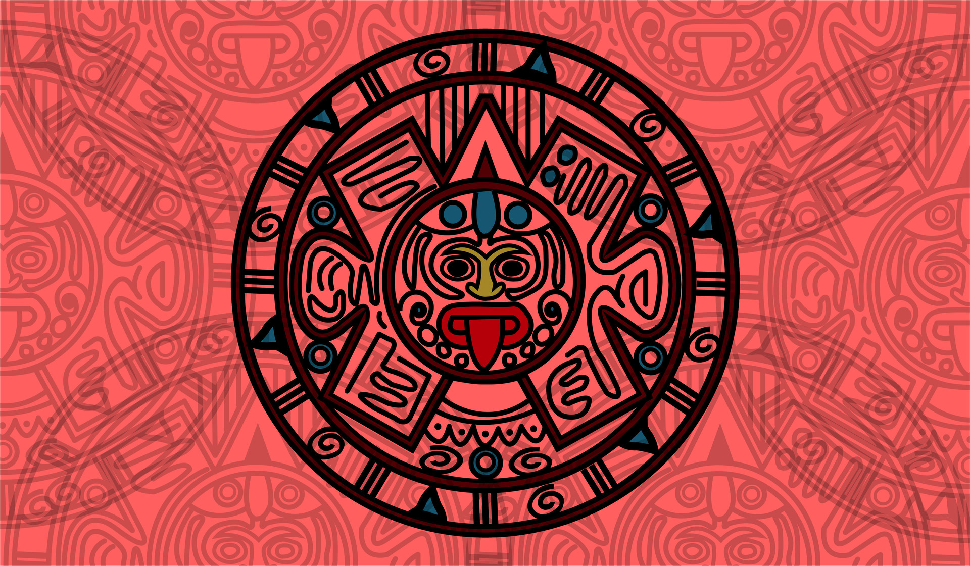 Artstation Mayan Wheel Illustration Anupama Ps