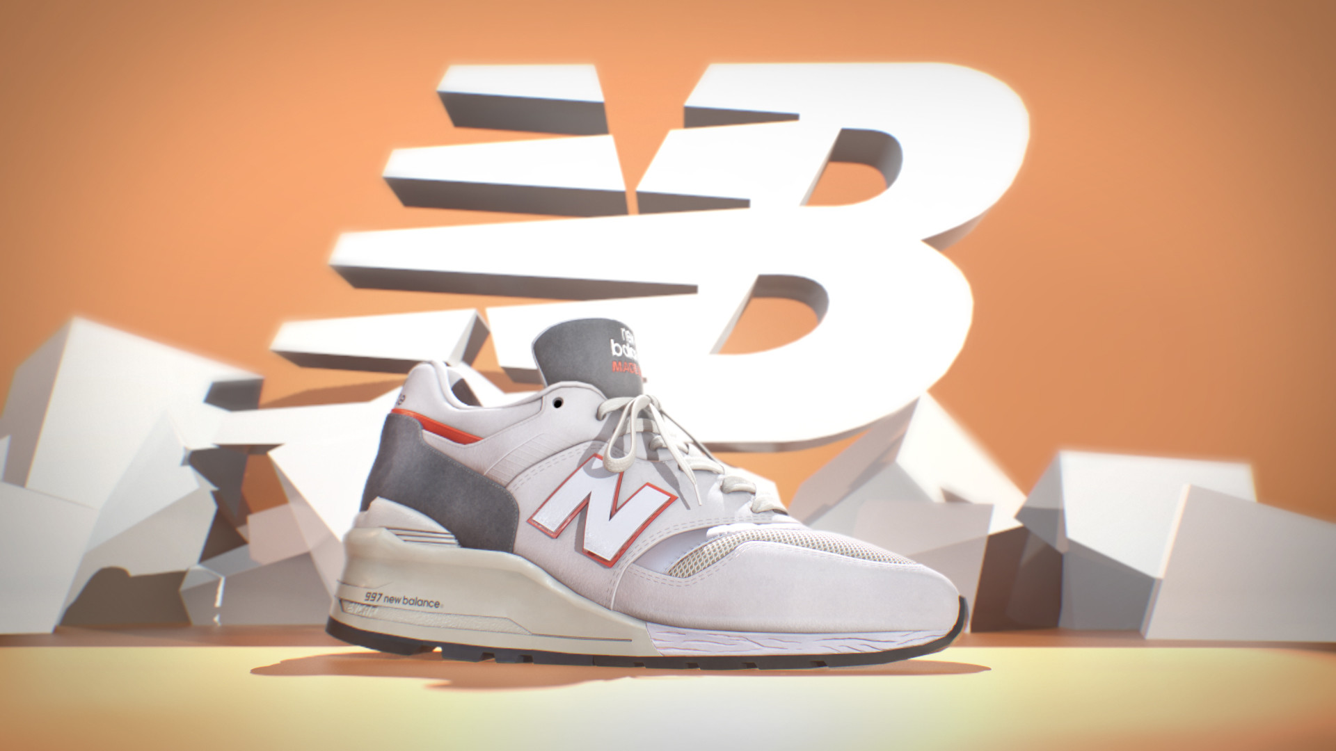isaiah tan new balance 997 sneaker