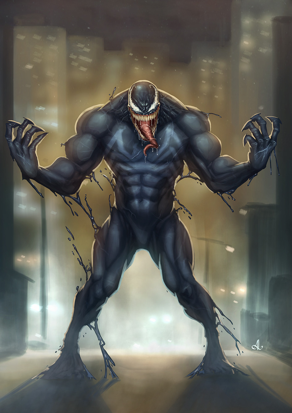 ArtStation - Venom Digital Painting
